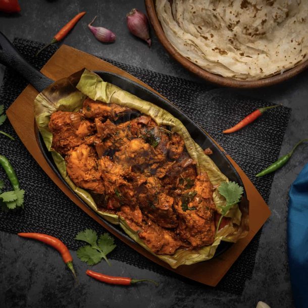 Selection of authentic Kerala curries from our Manchester kitchen